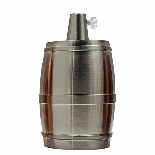 Barrel Holder Satin Nickel Antique E27 Lamp Holder~2716