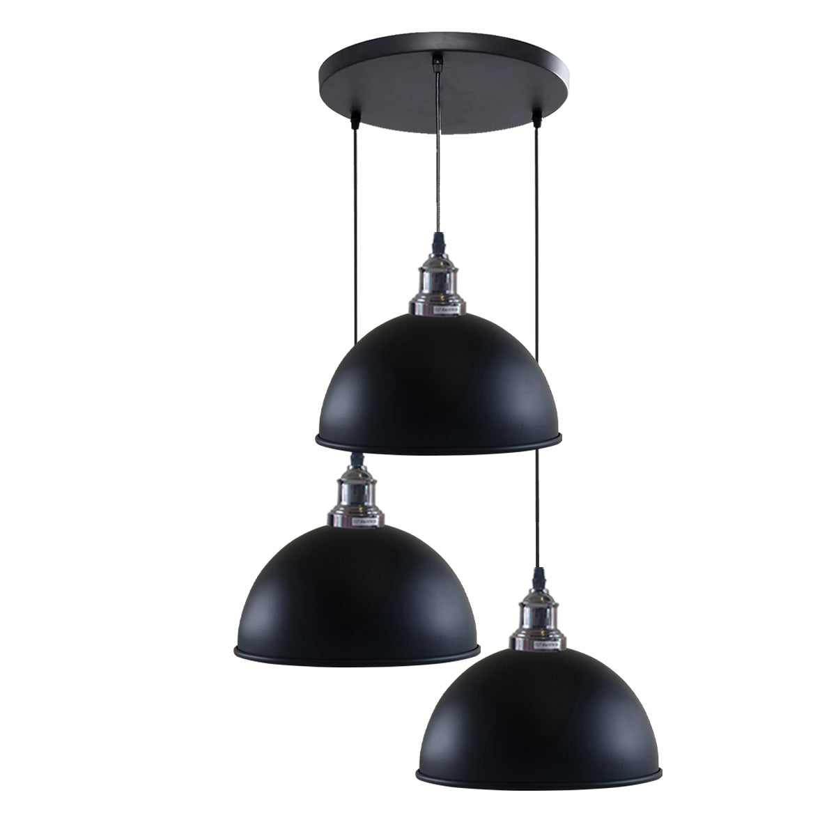 3 Head Vintage Industrial Adjustable Hanging Ceiling Pendant Light E27~1597 - LEDSone UK Ltd