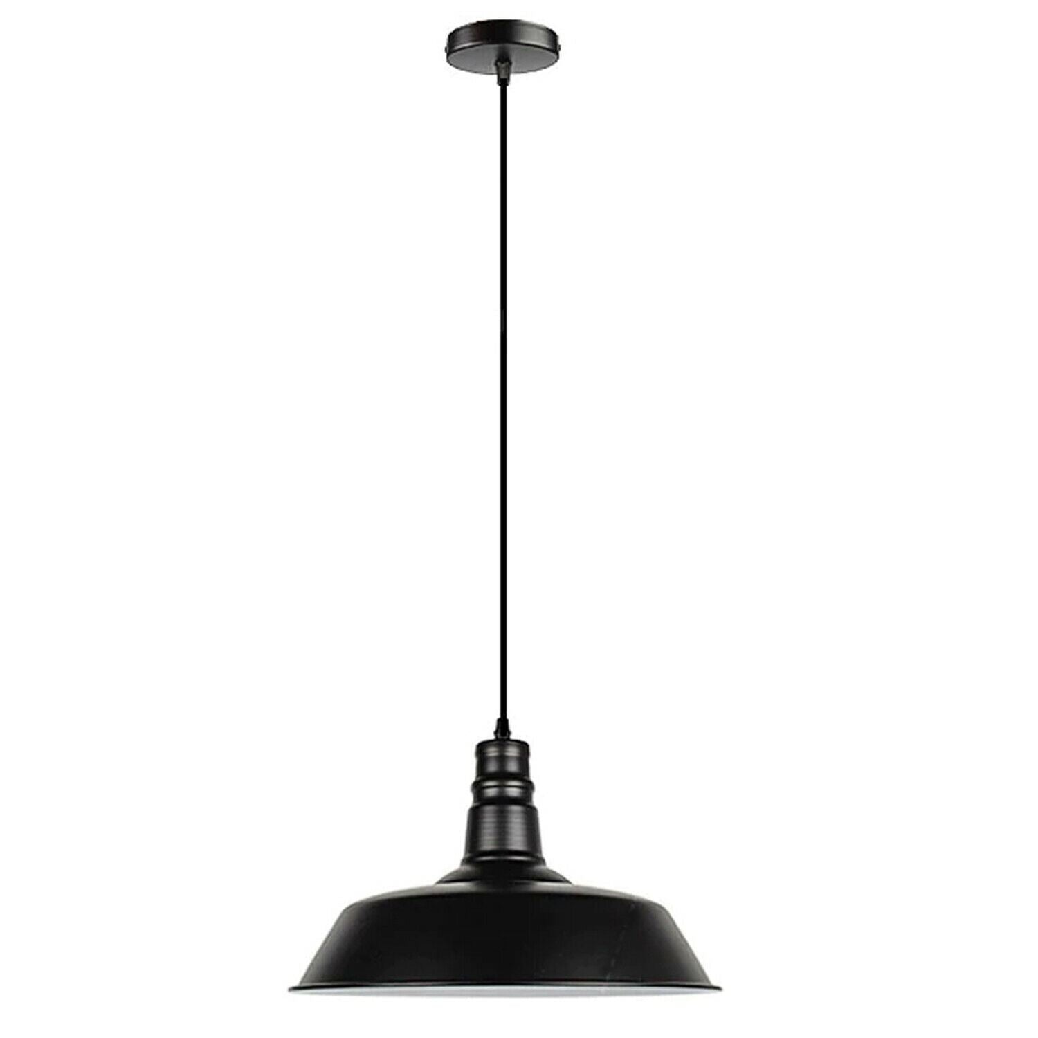 Ceiling Pendant Light Metal Lamp Shade Hanging Indoor Light Fitting~1249 - LEDSone UK Ltd