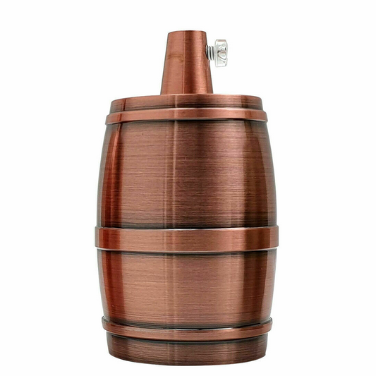 copper Antique Barrel E27 Lamp Holder