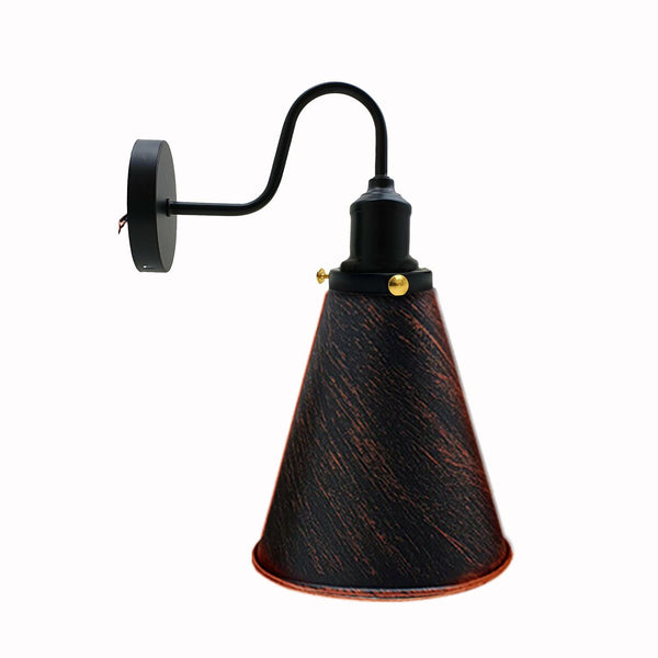 Retro Industrial Wall Mounted Vintage Wall Designer Indoor Light Fixture Lamp Fitting~3387 – Rustic Red / yes