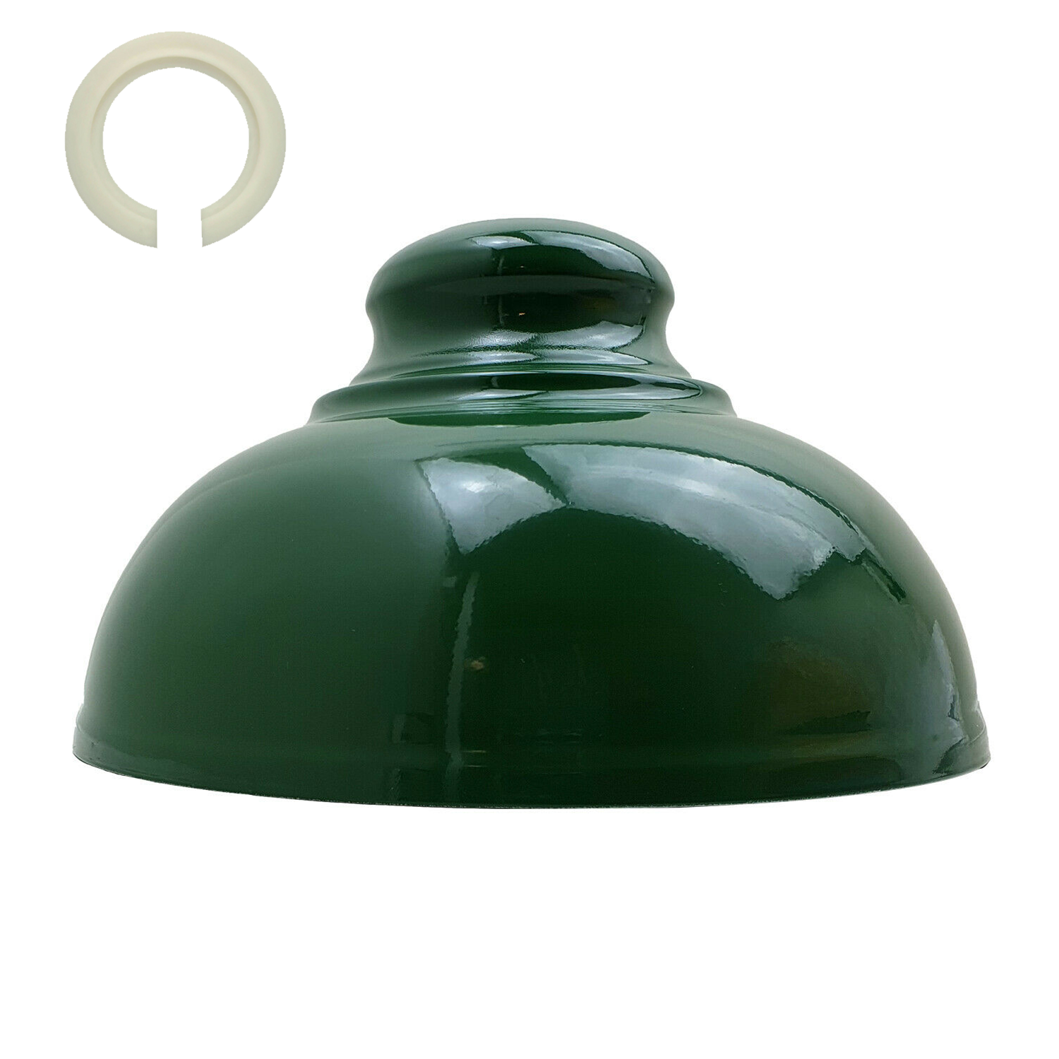 Green Retro Metal Pendant Lampshade Ceiling Light Shade Easy Fit Industrial Kitchen UK~2084