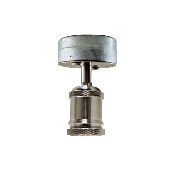 Vintage industriële hanglamp met gegalvaniseerde pijp, plafondlamp van metaal voor hotel, restaurant, bar, eetkamer en garage~1239 – Enkel licht / Zonder lamp