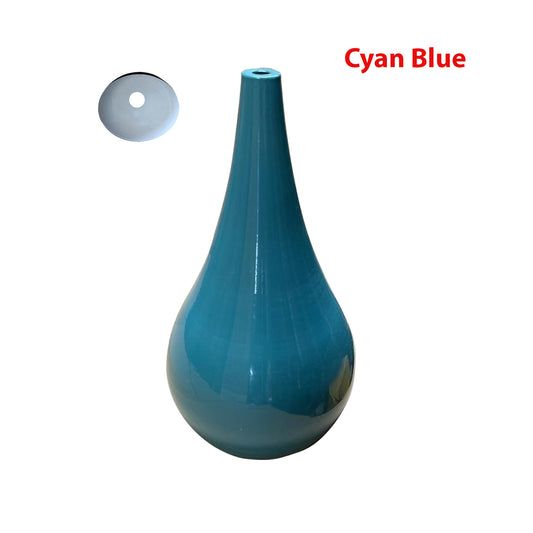 Cyan Blue Color Beat Style Long Shade