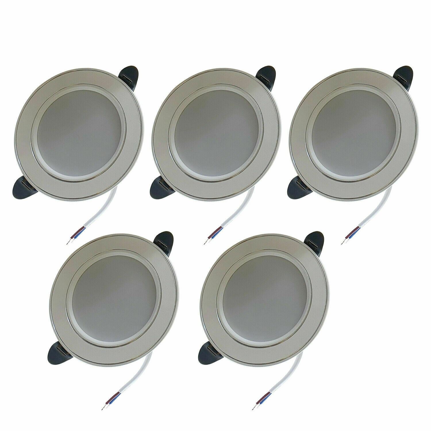 5W LED Spot Panel Down lights Recessed Round Ceiling Border Lighting 