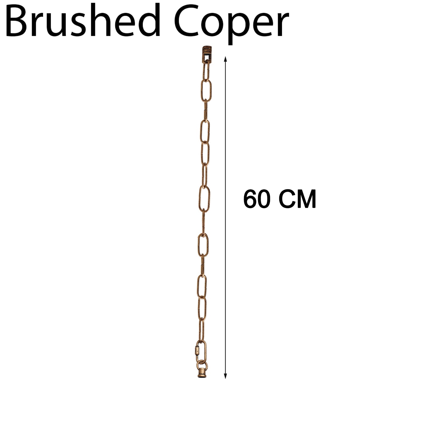 Brushed Copper Suspension Chandelier Chain Extender Pendant Ceiling ...