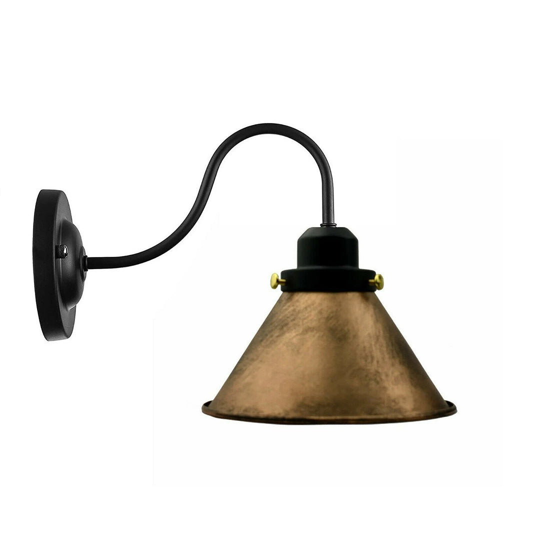 Wall SconcesÂ Brushed Copper Vintage Lamp Shade~2826