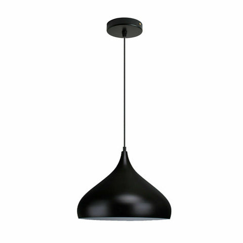 Retro Industrial Black Ceiling Pendant Light Metal Lamp Shade With 95cm Adjustable Cable~1354