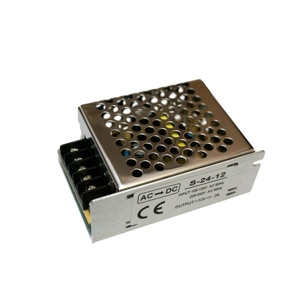 Industrial 12V DC Switching Power Supply Enclosed Universal Transformer~4087 – 24W