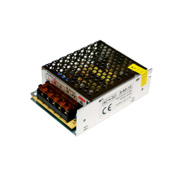 Industrial 12V DC Switching Power Supply Enclosed Universal Transformer~4087 – 60W