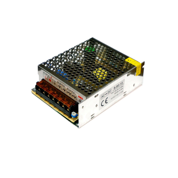 Industrial 12V DC Switching Power Supply Enclosed Universal Transformer~4087 – 80W