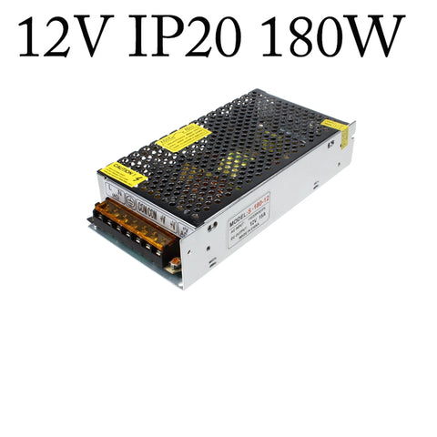 AC 100/240V to DC12V 12W -720W Transformer Heavy Duty Regulated Power Supply Driver ~4087