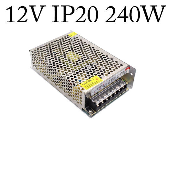 Industrial 12V DC Switching Power Supply Enclosed Universal Transformer~4087 – 240W