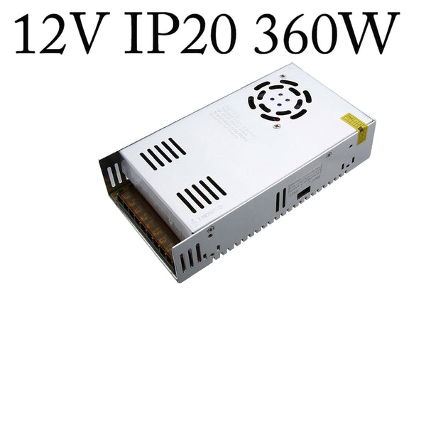 Industrial 12V DC Switching Power Supply Enclosed Universal Transformer~4087 – 360W
