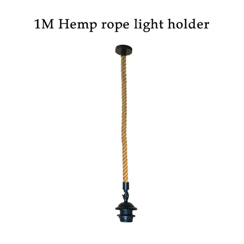 Retro Hemp Rope Pendant E27 Holder Ceiling Light Decor~1358