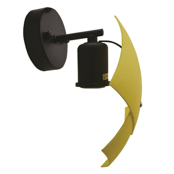 Vintage Modern Indoor Yellow Wall Sconce Wall Light E27 Base Lamp Fitting Fixture ~6228 – Type 1
