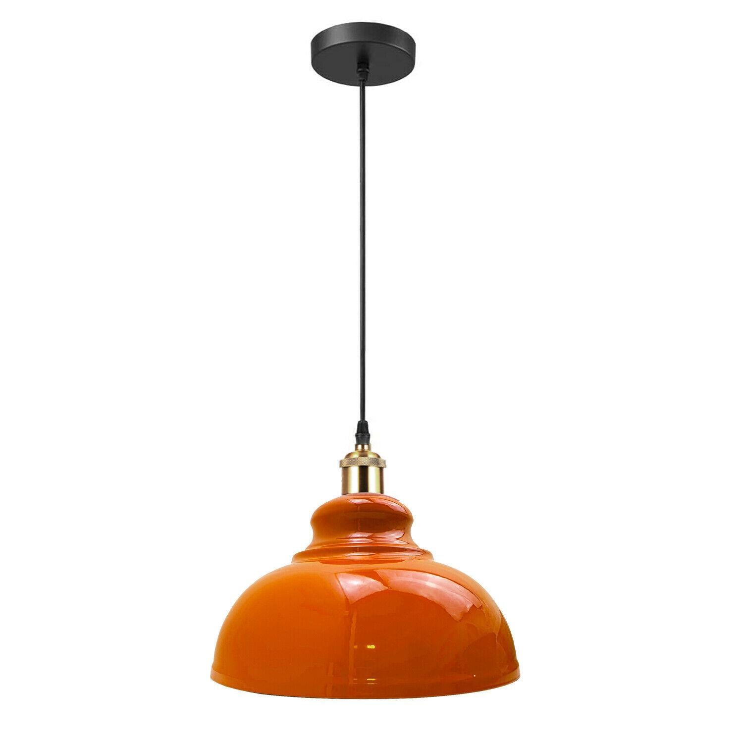 Retro Orange Ceiling Wall Lamp Shade Pendant Light