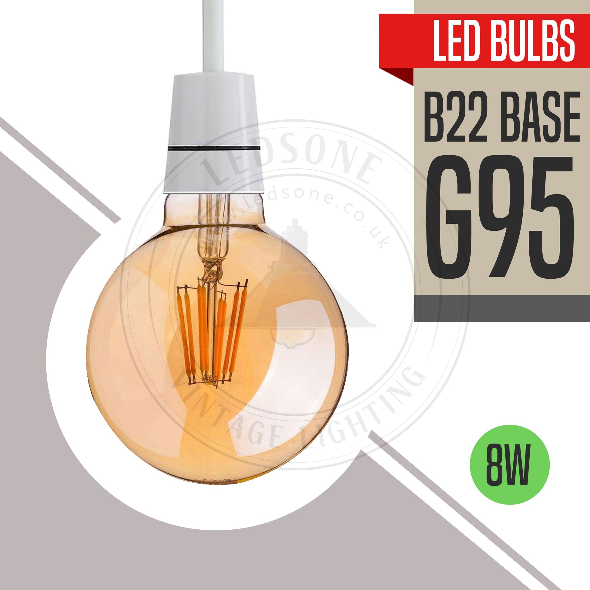 B22 Dimmable Filament Vintage Light Bulb~4104 – LEDSone UK Ltd