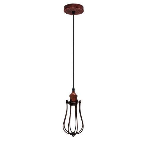 Ceiling Rose Balloon Cage Hanging Pendant Lamp Holder Light Fitting Lighting Kit UK~1193