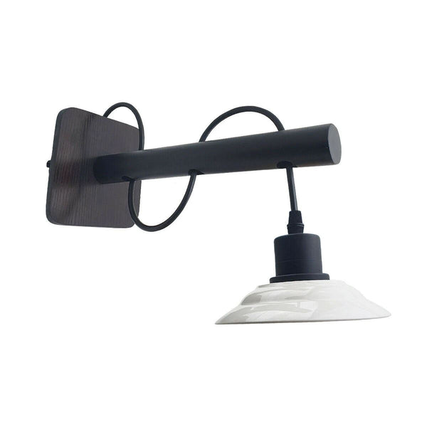 Vintage Modern Indoor White Wall Sconce Wall Light E27 Lamp Fitting Fixture ~6229 – Type 2