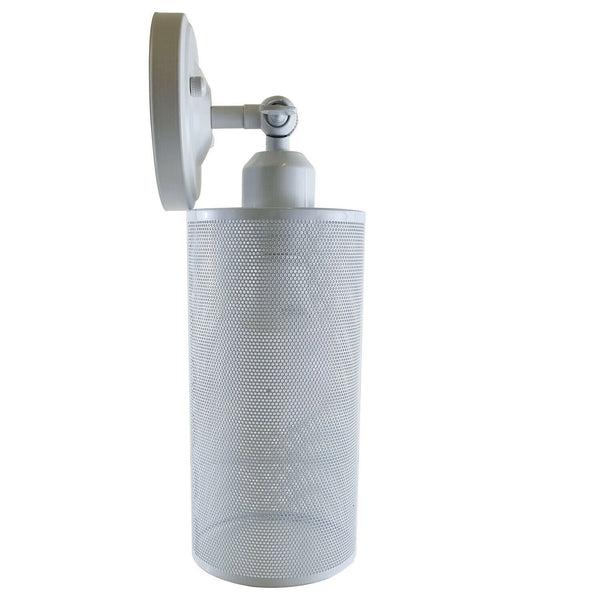 White Vintage Retro Wall Sconce Adjustable E27 Indoor Wall Light ~1231 – Pattern E / With Bulb