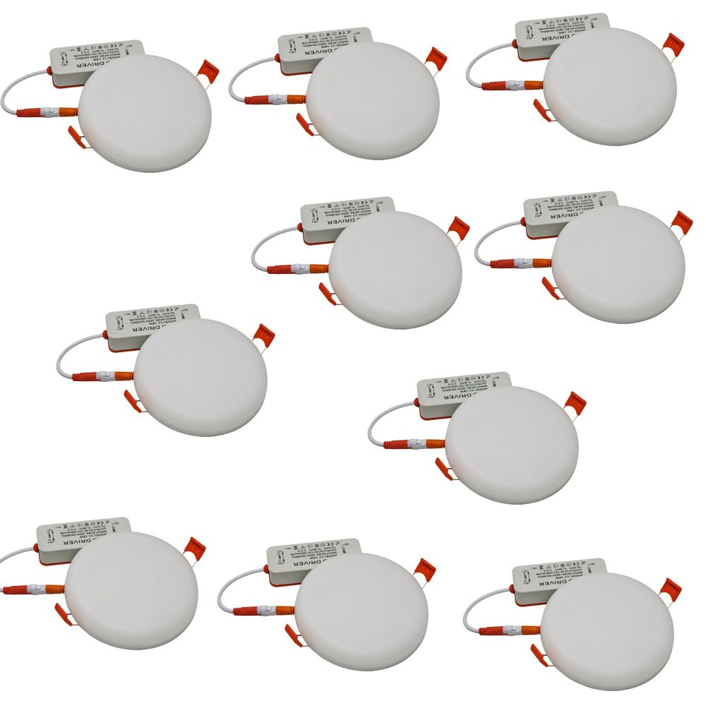 Flat circle deals led light