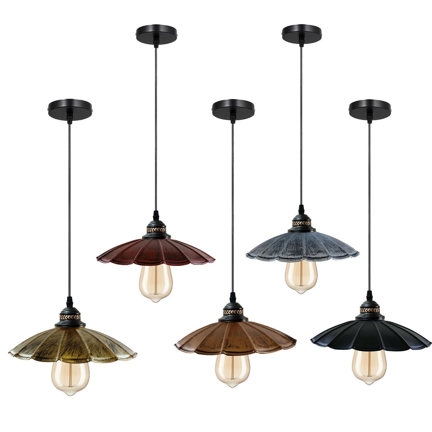 Retro hanging shop light fixtures