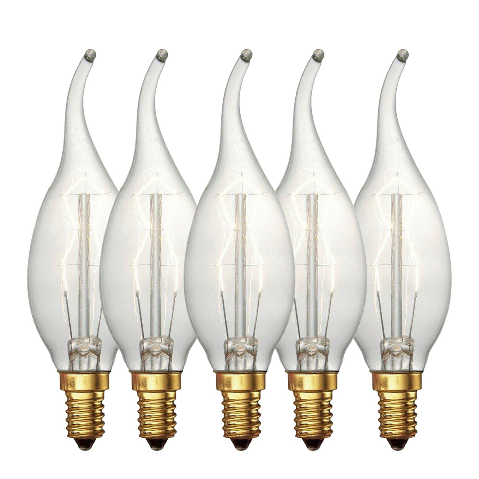 Vintage Retro C35 Candle Light Bulb Edison Filament Style 60W Candle Lamp~1224 - LEDSone UK Ltd