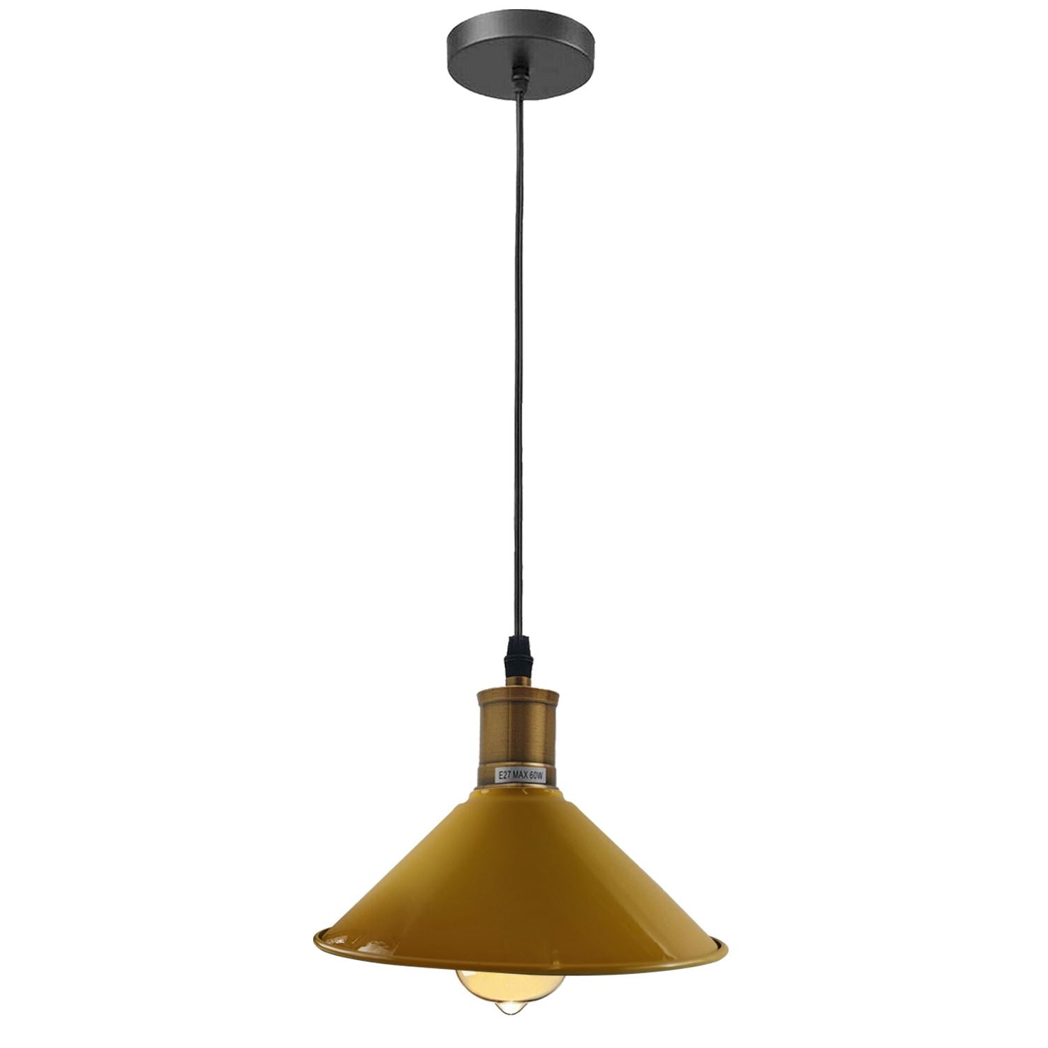 Vintage Industrial Ceiling Pendant Light Retro Loft Style Metal Shade Lamp~1420 - LEDSone UK Ltd