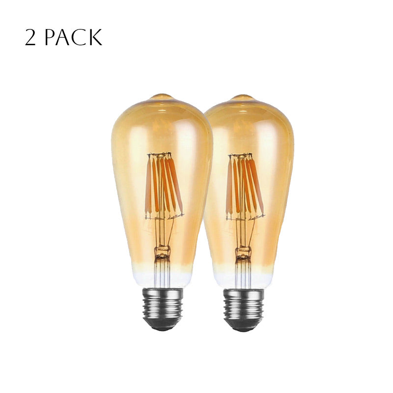 8W ST64 E27 Dimmable Retro Classic LED Filament Bulbs~3088