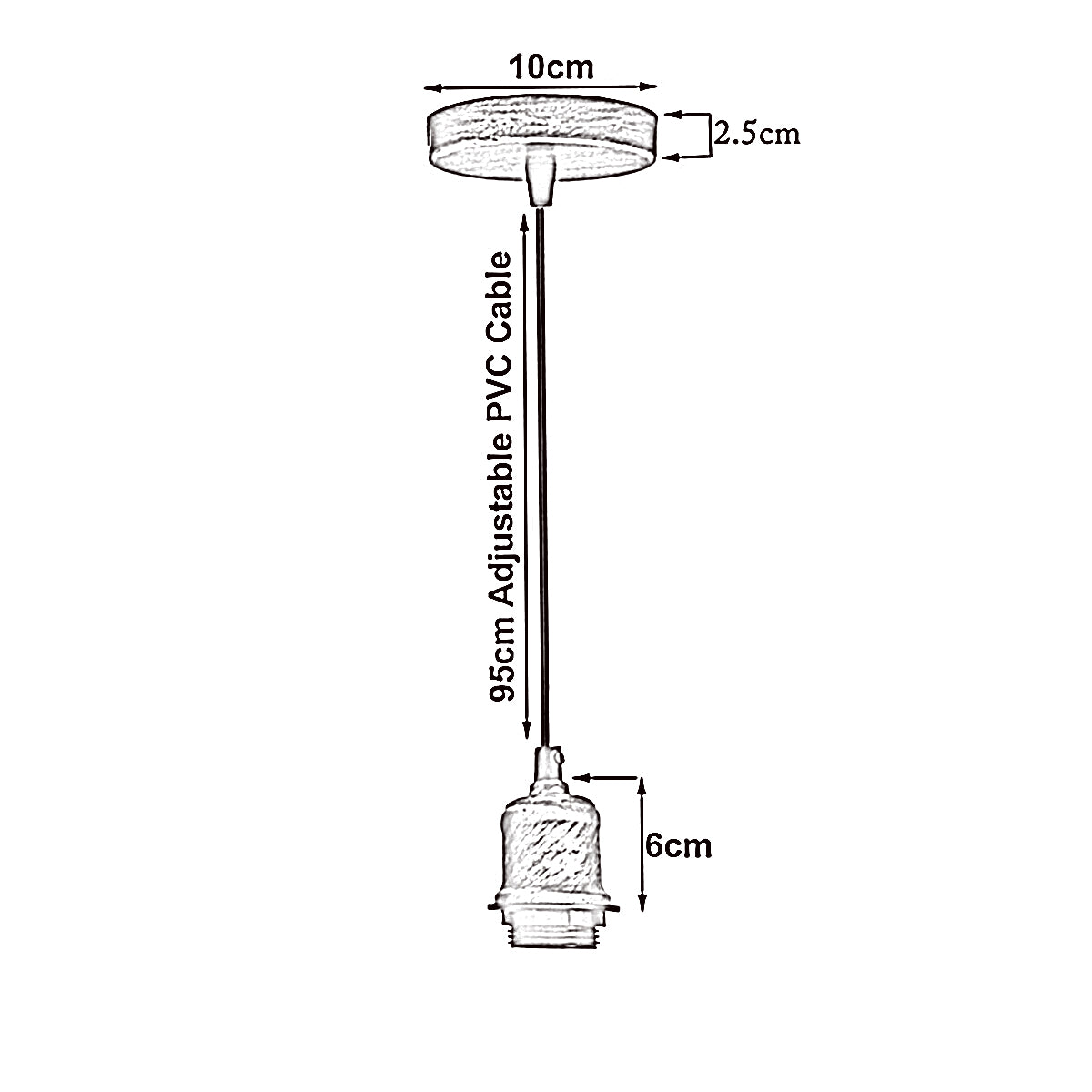 Ceiling lamp deals holder