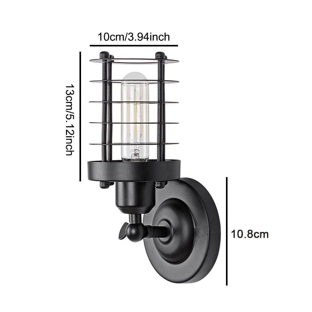 Industrial Modern Metal Cage Adjustable Wall Sconce Loft Lamp Shade Wall Light Round Cage Wall Light cage wall light vintage wall light wall light light sconce wall lighting industrial wall light indoor vintage industrial retro wall sconce wall lights wall sconce lighting wall light fixtures wall sconces sconces wall lighting light wall