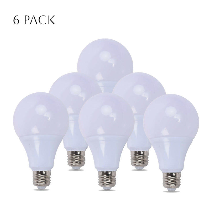 Pack 15W A60 E27 Bulb Standard Base LED Light Bulbs Daylight White~4152