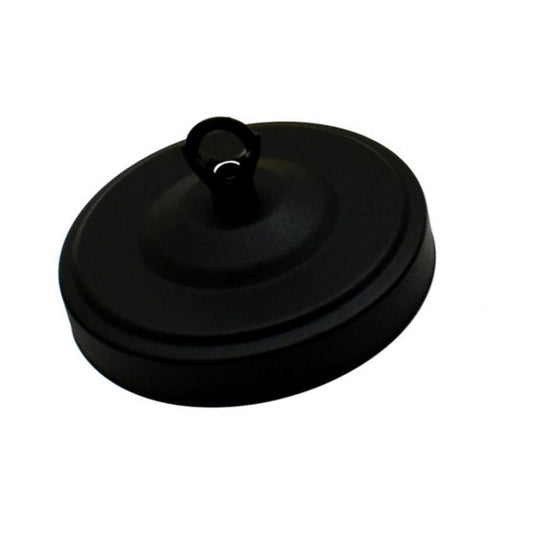 Black Color Ceiling Rose Hook Plate Light Fitting Chandelier 108mm Diameter~2643 - LEDSone UK Ltd