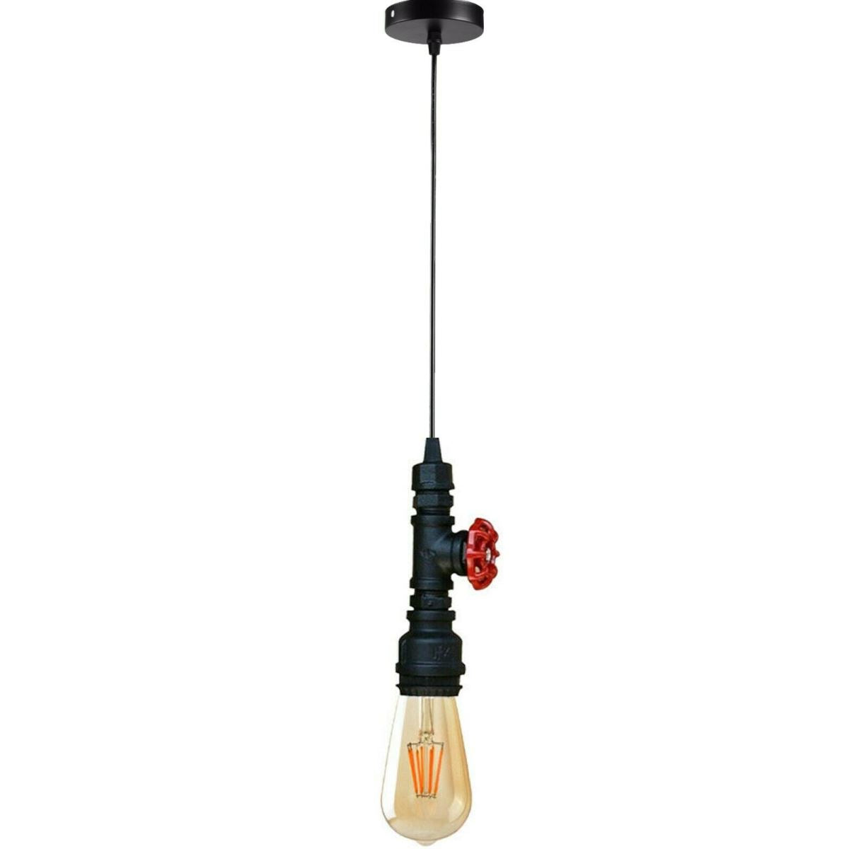 Chandelier Ceiling Light Water Pipe E27 Loft Pendant Light with FREE Bulb~2575 - LEDSone UK Ltd