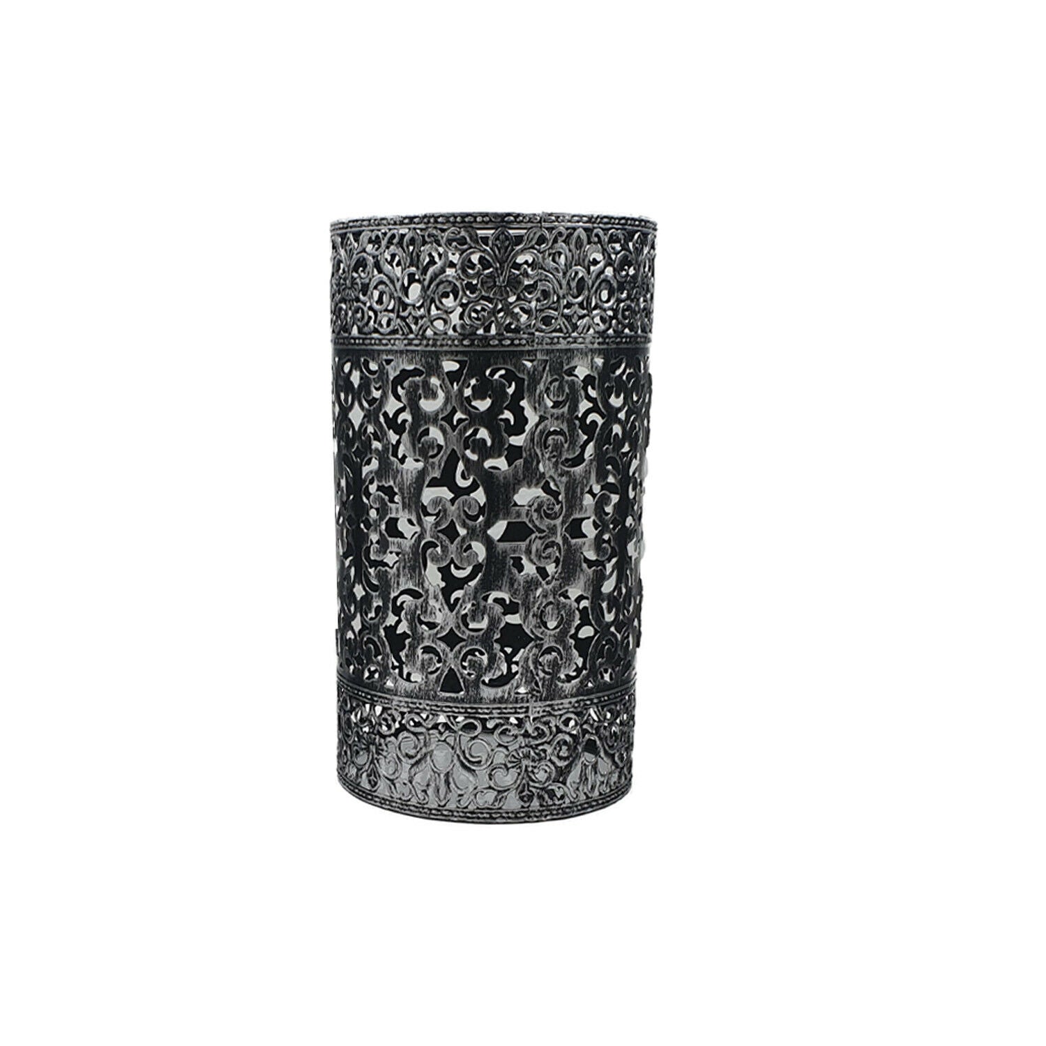 Black metal cage  light shade