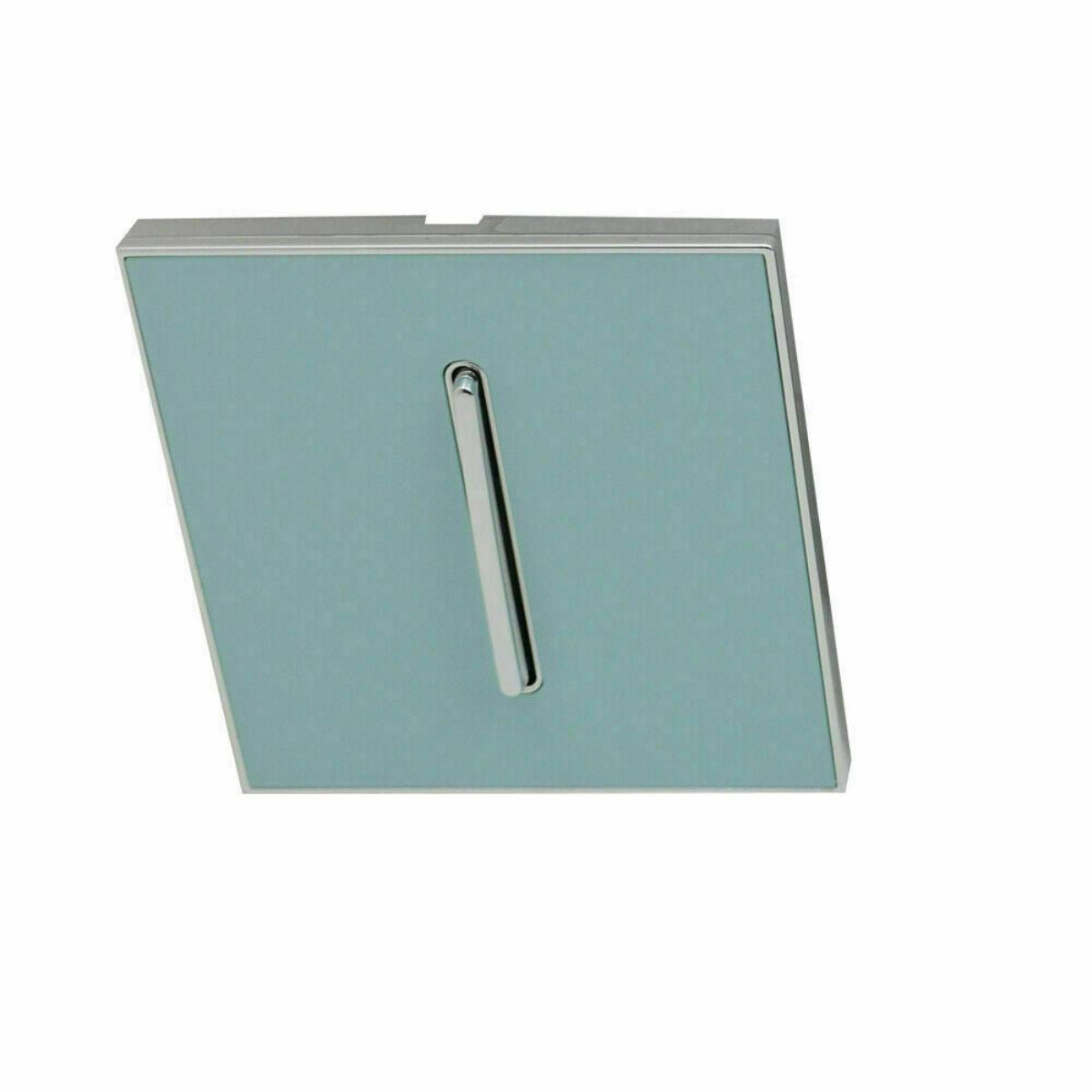 Blue Glossy 1 Gang Screw less Wall Light Switch