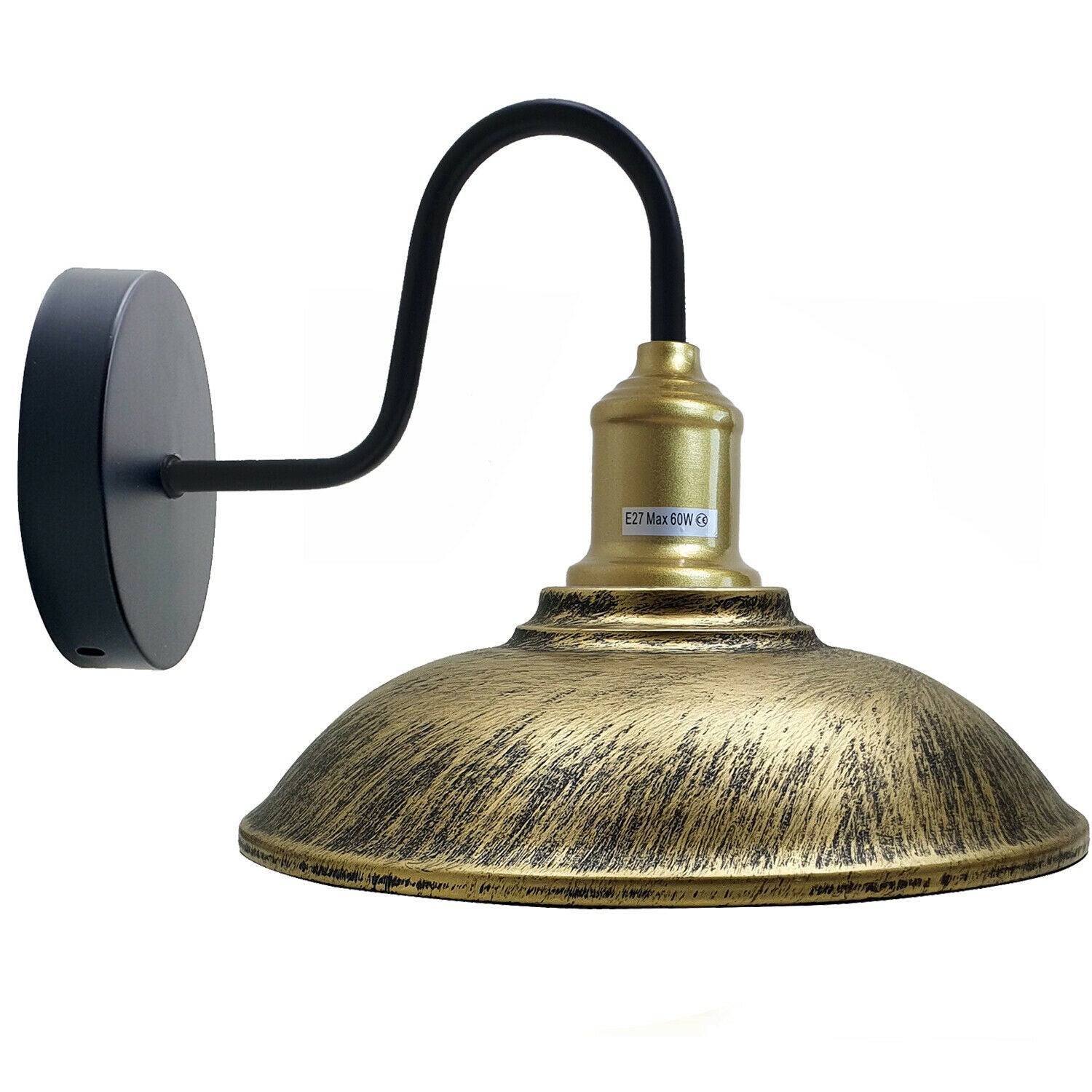 Bowl Shape Modern Vintage Retro Rustic Sconce Wall Light Lamp Fitting Fixture~1793 - LEDSone UK Ltd