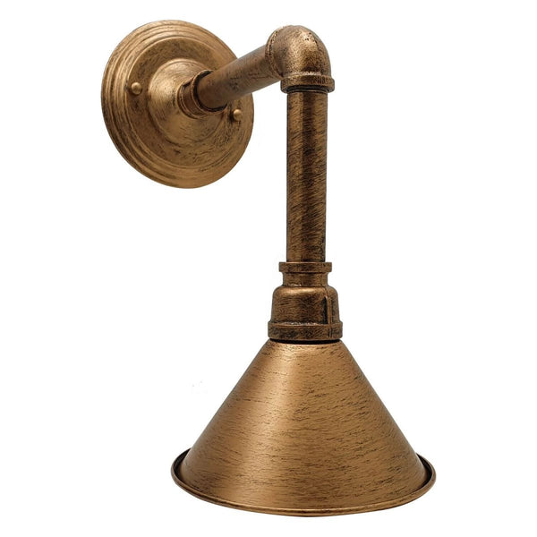 Indoor Wall Light | Pipe Light Fitting ~2607 – Brushed Copper
