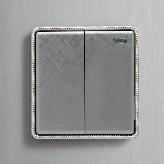 Brushed Chrome Screwless Light Switches & Socket~2454 - LEDSone UK Ltd