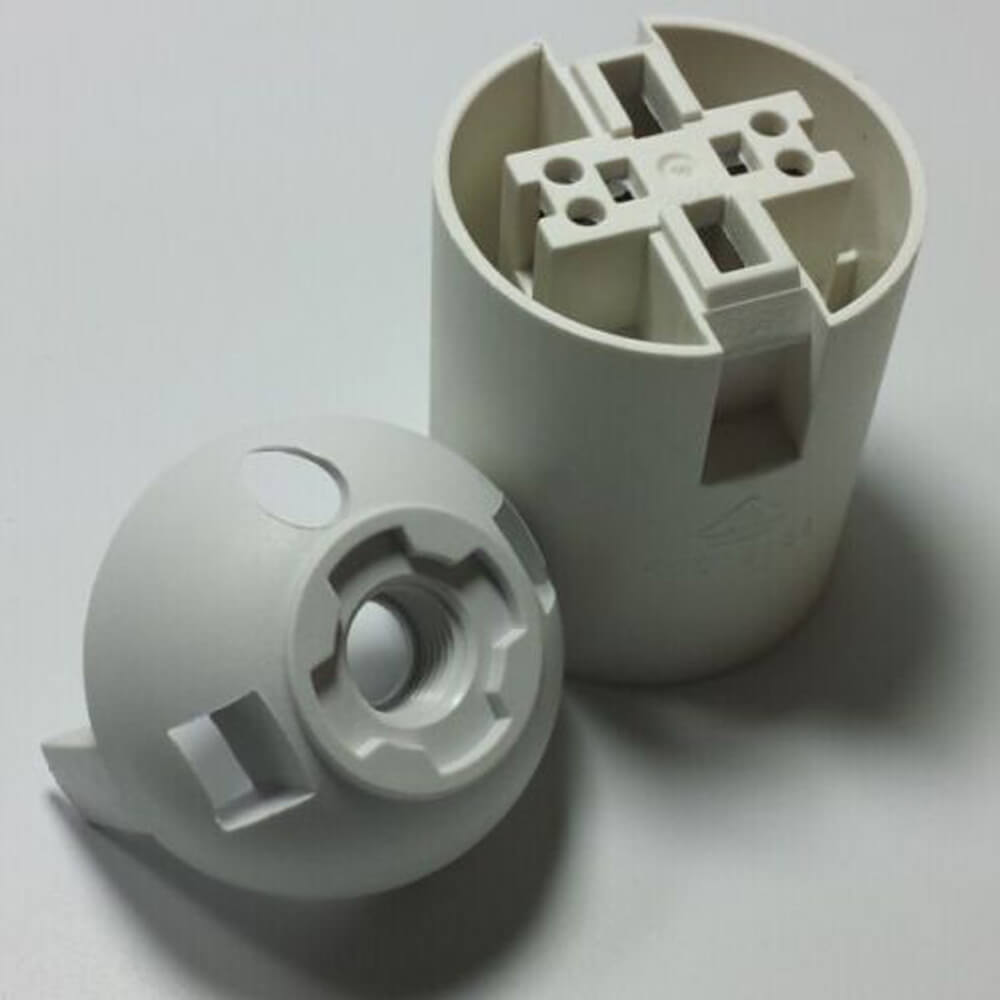 E27 White Holder e27 edison screw bulb bulb holder e27 bulb lamp holder