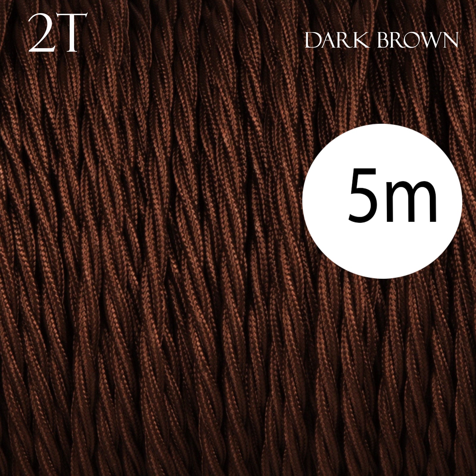Dark Brown Fabric Twisted cable.JPG