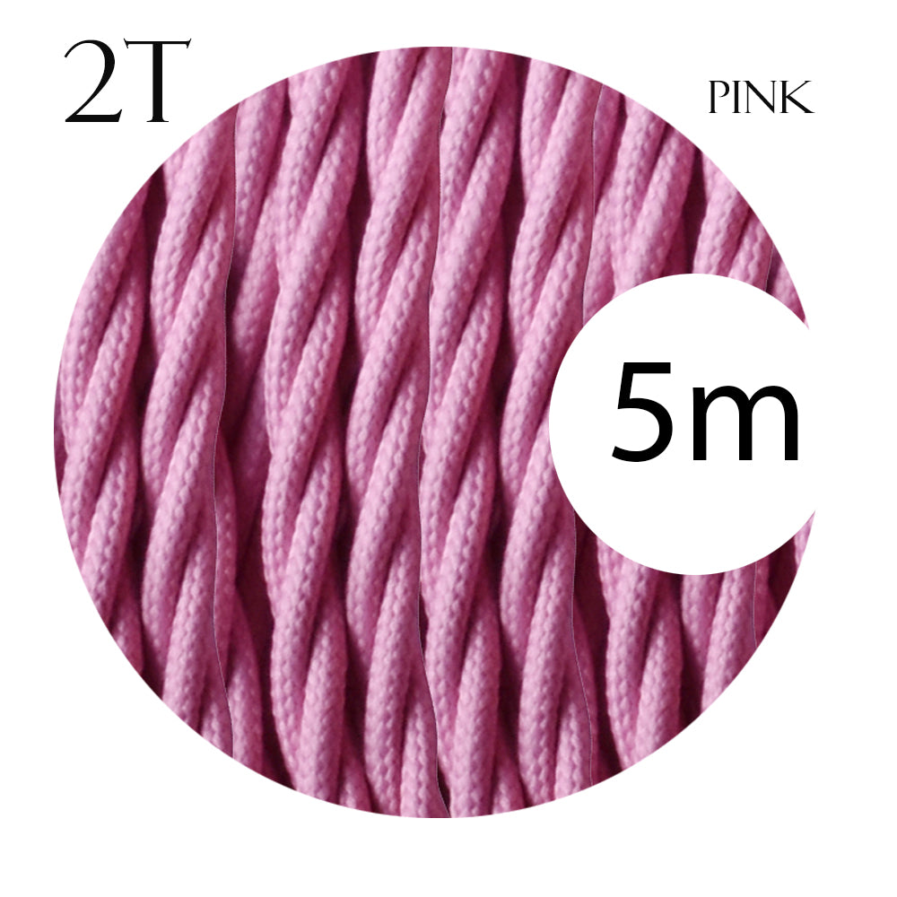Pink Fabric Braided Electrical cable.JPG