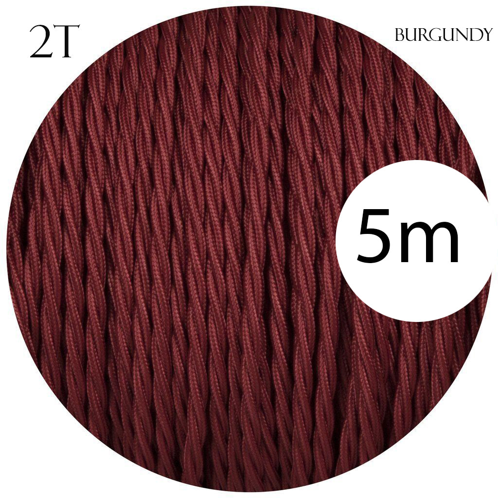 Maroon Fabric 2 core twisted cable.JPG