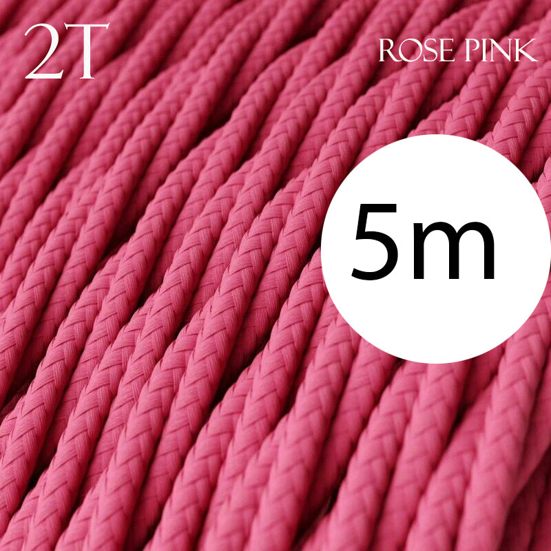 Rose Pink Fabric Braided cable.JPG