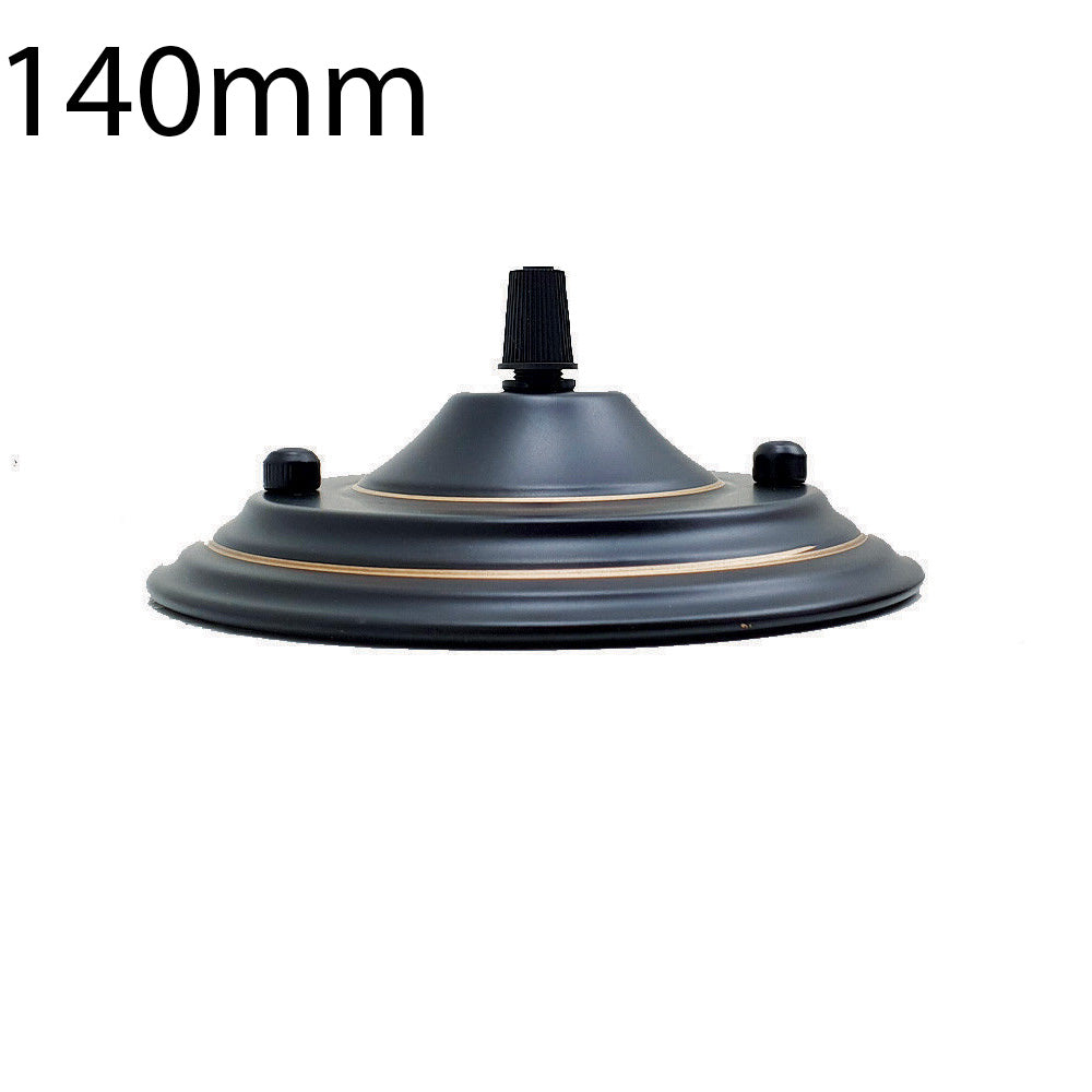 140mm Single Outlet Drop Metal Front Fitting Ceiling Rose~1452 - LEDSone UK Ltd