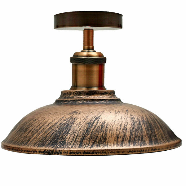 Traditionele vintage plafondlampen voor gangen~1833  – Geborsteld koper / Nee