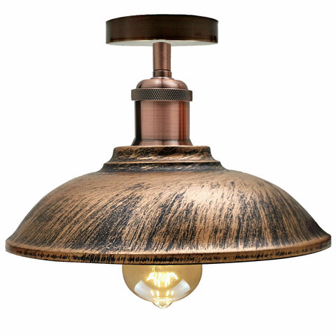 Lámparas de techo semiempotradas tradicionales vintage para pasillos (1833)