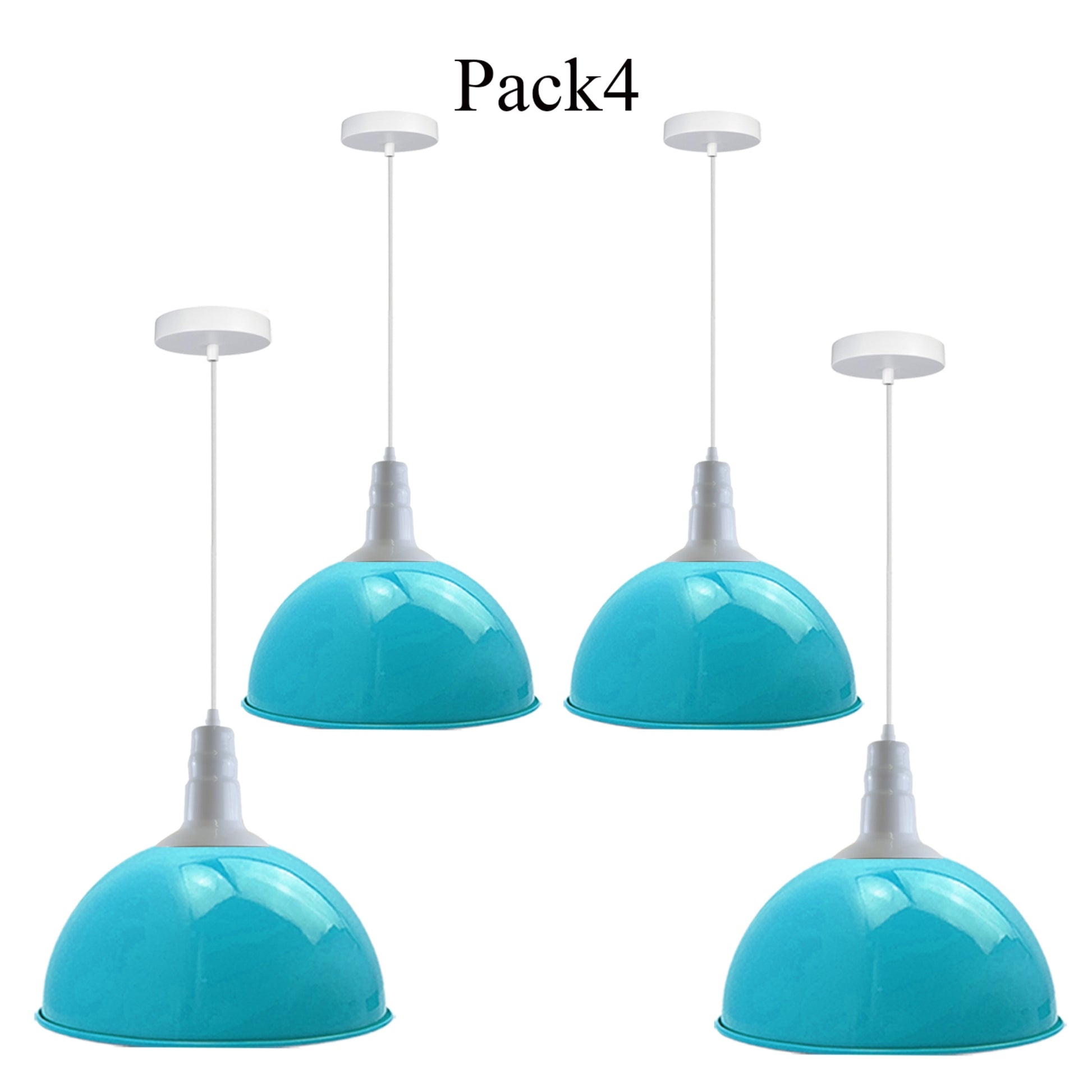 Industrial Lamp Shades for Pendant Lights – Set of – LEDSone UK Ltd