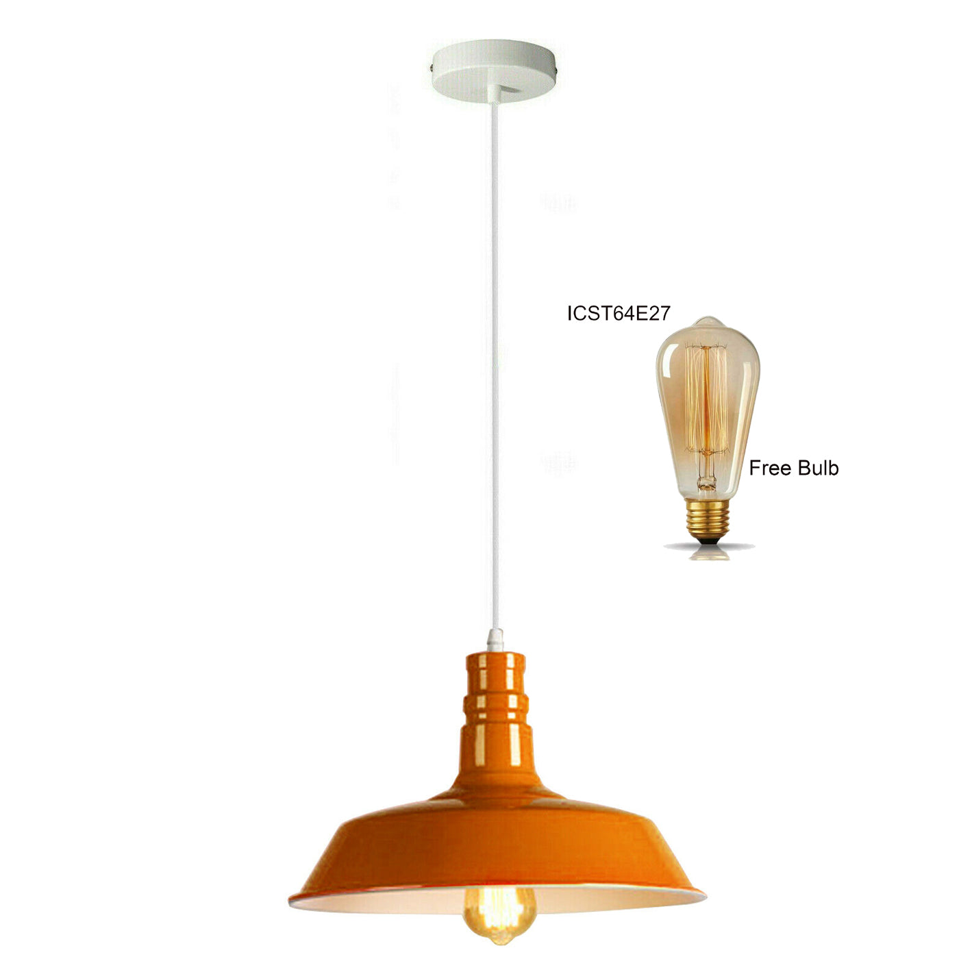 Metal Bowl Shade Pendant Light Chandelier Decorative Hanging Lamp Pendant Lighting Adjustable~1277 - LEDSone UK Ltd